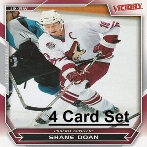 Shane Doan NHL Hockey Card Collection - 4 Arizona/Phoenix Hockey Cards